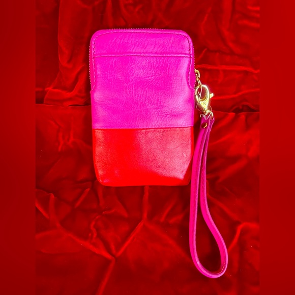 NWT FOSSIL WALLET/PHONE CASE PINK - Picture 2 of 5